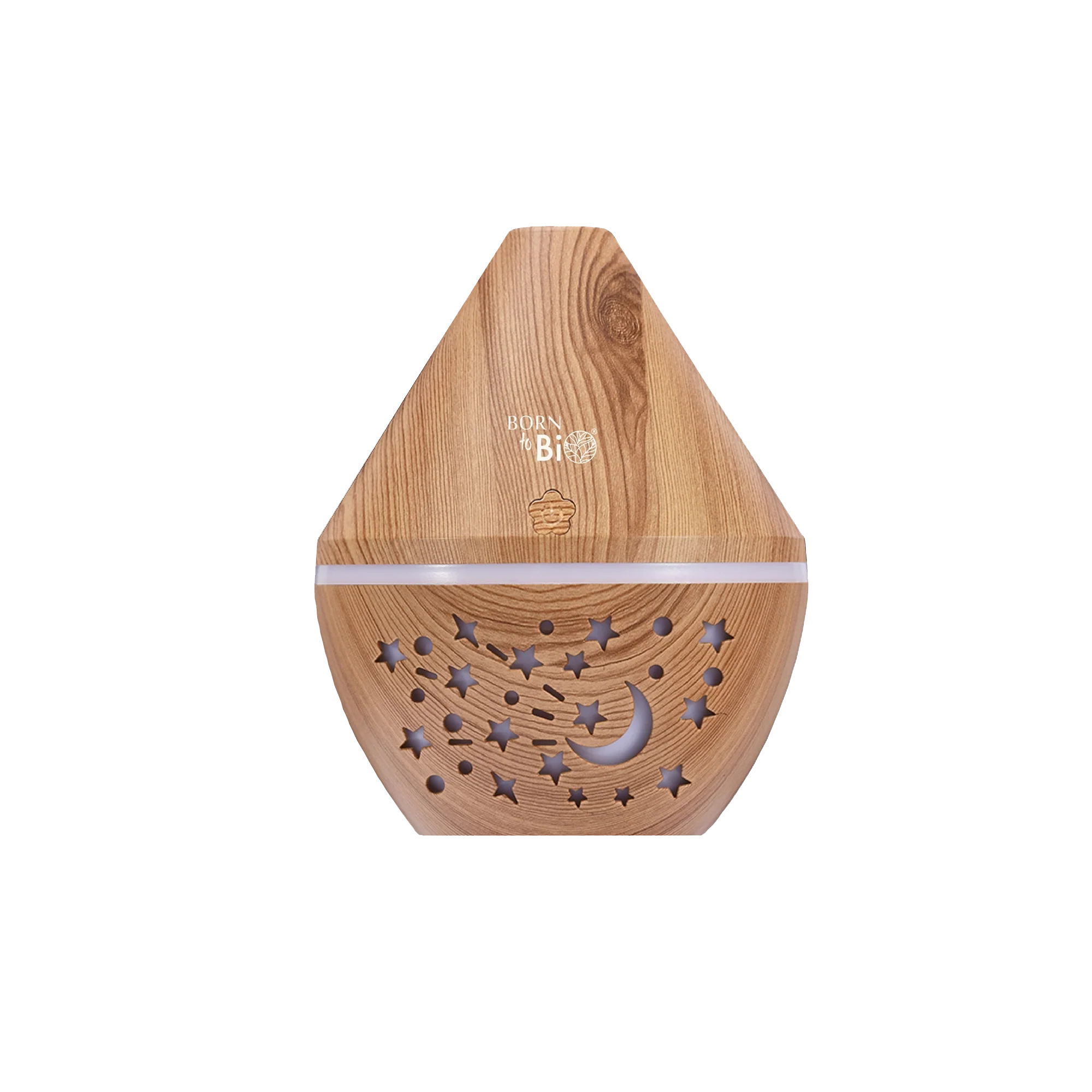 Diffuseur & Humidificateur Bois Clair Compact – 120 ml-0